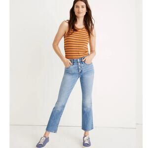 Madewell Cali Demi-Boot Jeans in Dory Wash Size 23‎